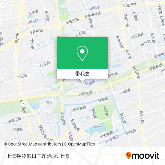 上海尧汐假日主题酒店地图