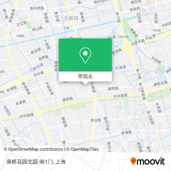 康桥花园北园-南1门地图
