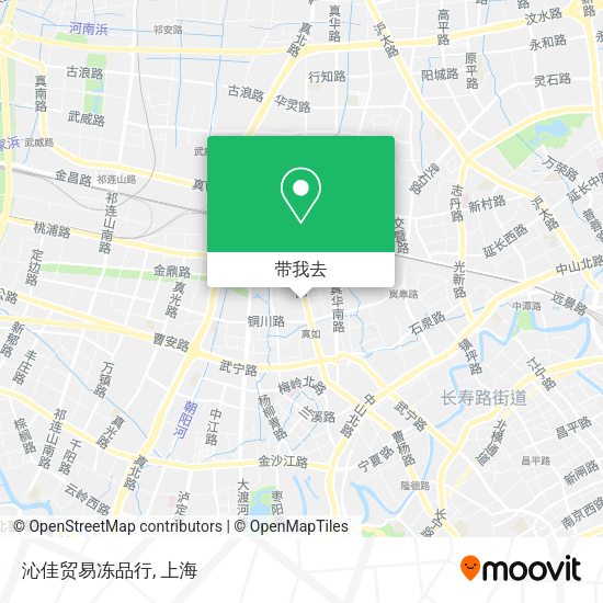 沁佳贸易冻品行地图
