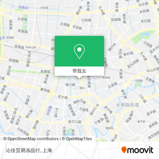 沁佳贸易冻品行地图