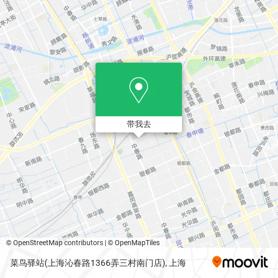 菜鸟驿站(上海沁春路1366弄三村南门店)地图