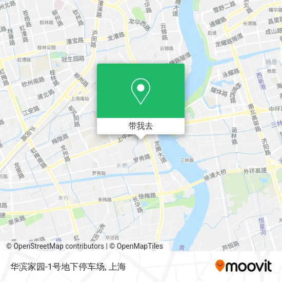 华滨家园-1号地下停车场地图