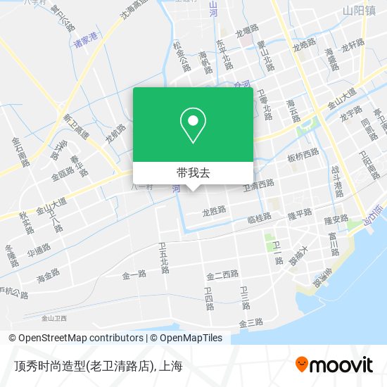 顶秀时尚造型(老卫清路店)地图