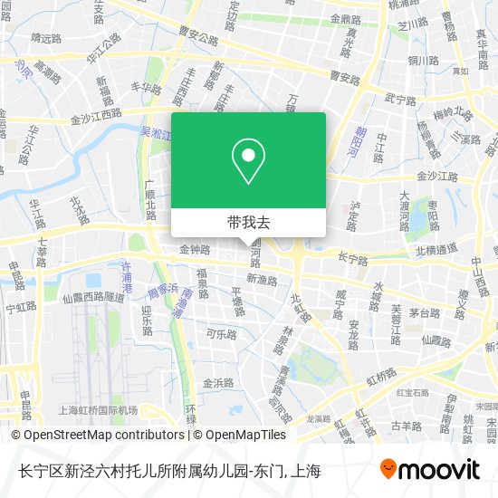长宁区新泾六村托儿所附属幼儿园-东门地图