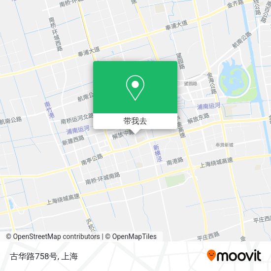 古华路758号地图