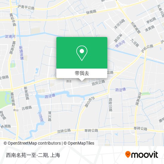 西南名苑一至-二期地图
