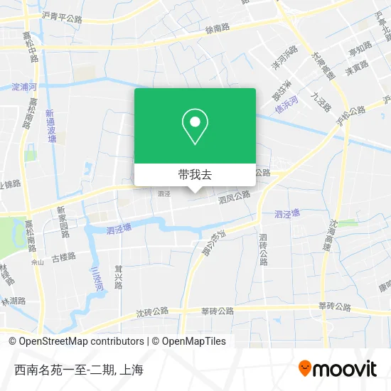 西南名苑一至-二期地图