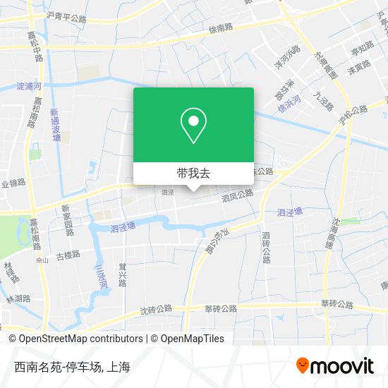 西南名苑-停车场地图