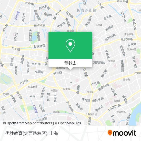 优胜教育(定西路校区)地图