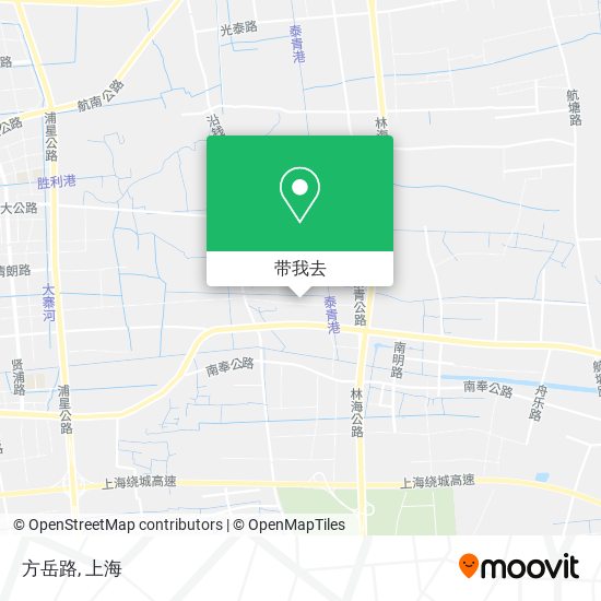 方岳路地图