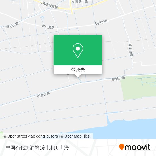 中国石化加油站(东北门)地图