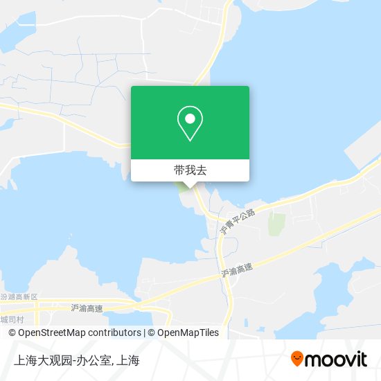 上海大观园-办公室地图
