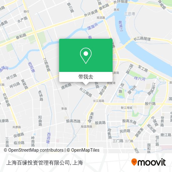 上海百缘投资管理有限公司地图