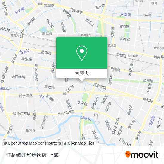 江桥镇开华餐饮店地图