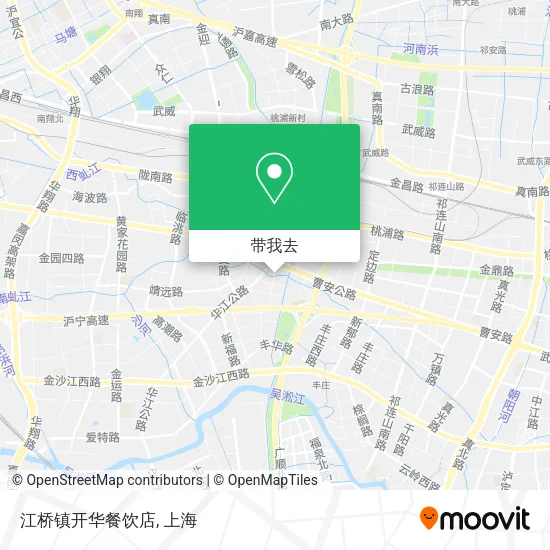 江桥镇开华餐饮店地图
