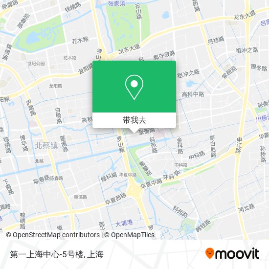 第一上海中心-5号楼地图
