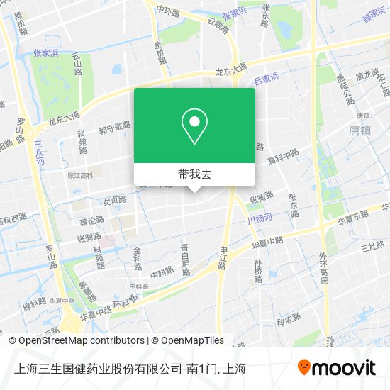 上海三生国健药业股份有限公司-南1门地图
