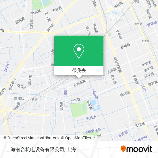 上海潜合机电设备有限公司地图