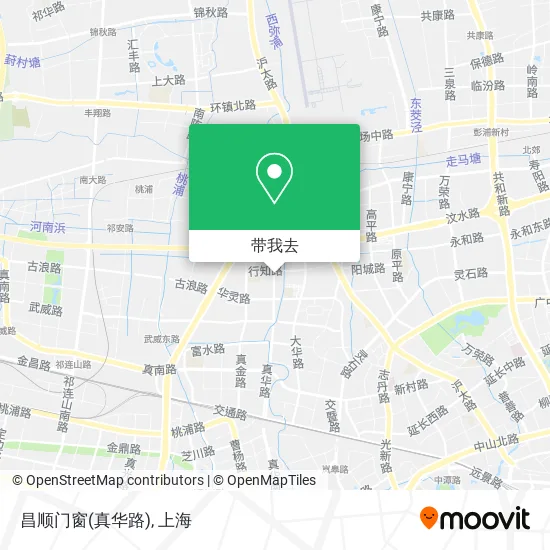 昌顺门窗(真华路)地图