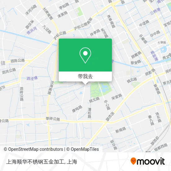 上海顺华不锈钢五金加工地图