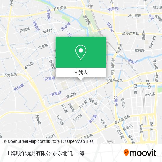 上海顺华玩具有限公司-东北门地图