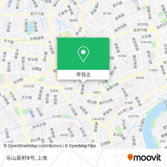 乐山新村8号地图