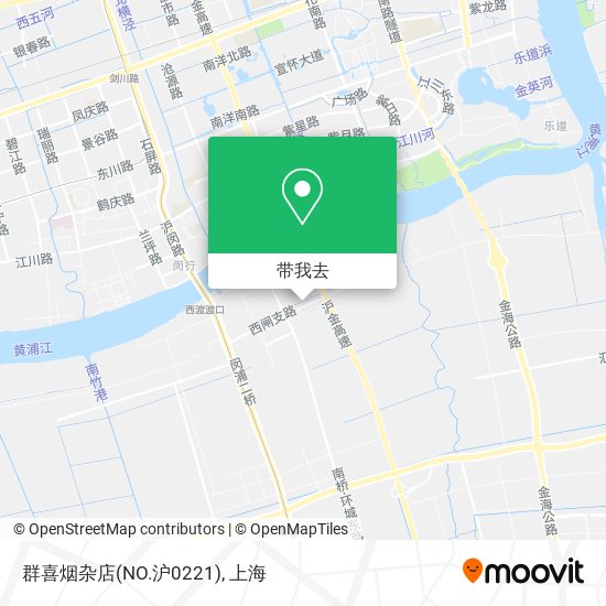 群喜烟杂店(NO.沪0221)地图