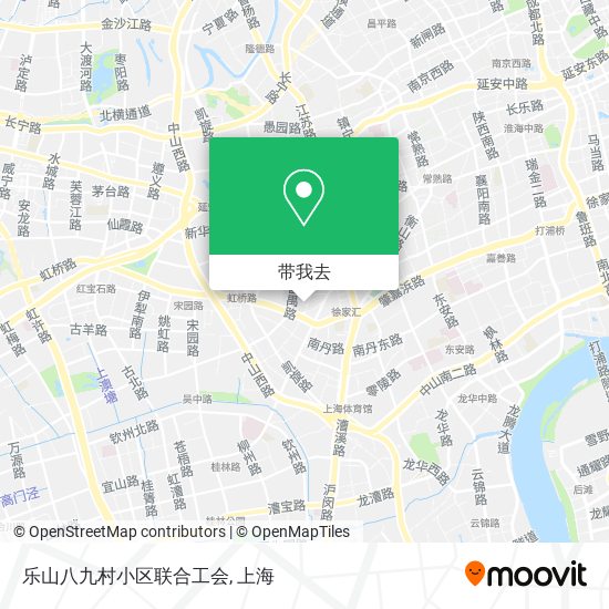 乐山八九村小区联合工会地图