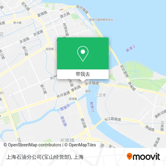 上海石油分公司(宝山经营部)地图