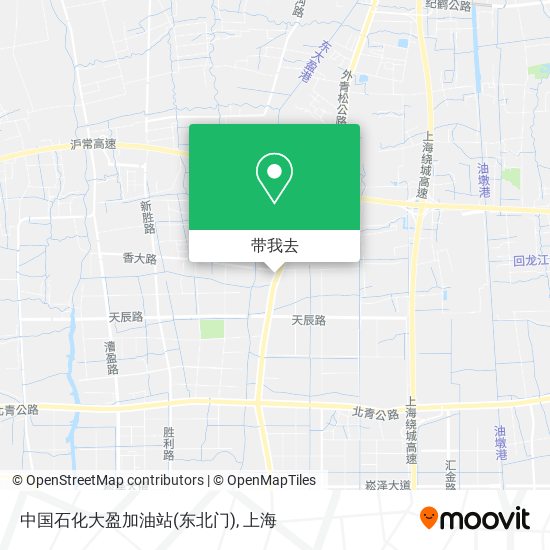 中国石化大盈加油站(东北门)地图