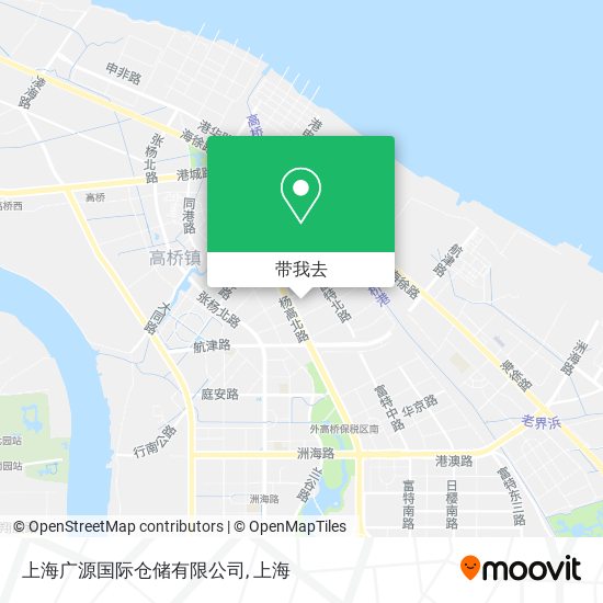 上海广源国际仓储有限公司地图