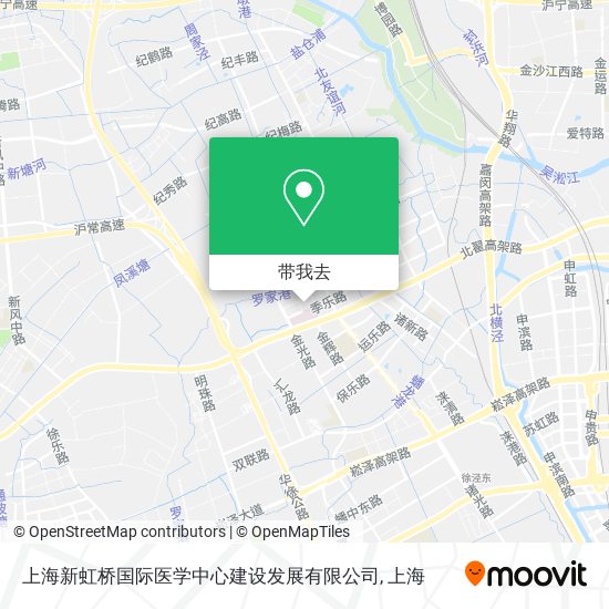 上海新虹桥国际医学中心建设发展有限公司地图