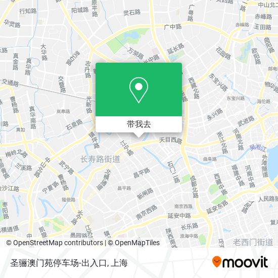 圣骊澳门苑停车场-出入口地图