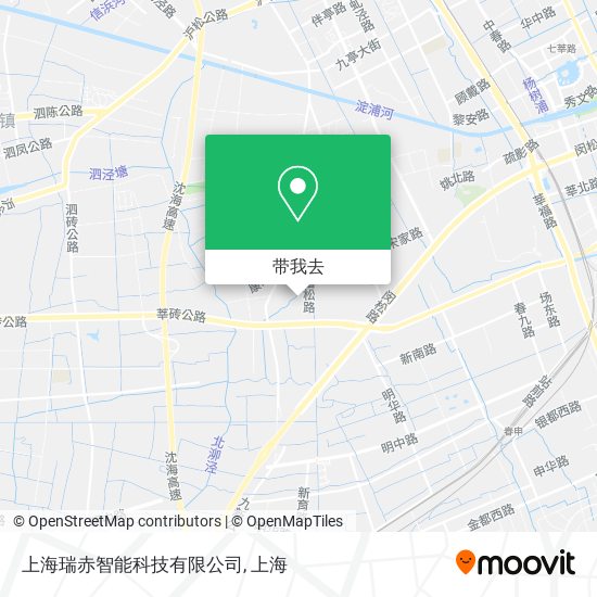 上海瑞赤智能科技有限公司地图