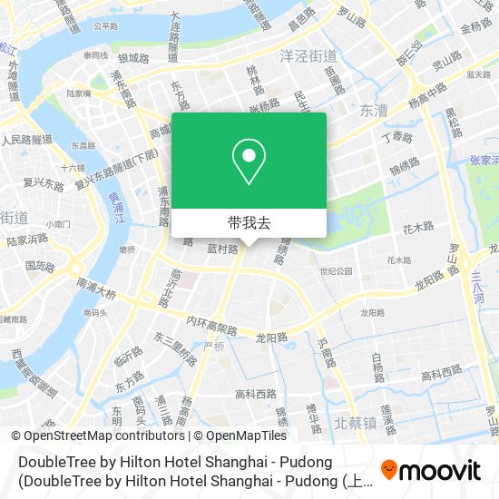 DoubleTree by Hilton Hotel Shanghai - Pudong (DoubleTree by Hilton Hotel Shanghai - Pudong (上海东锦江希尔地图
