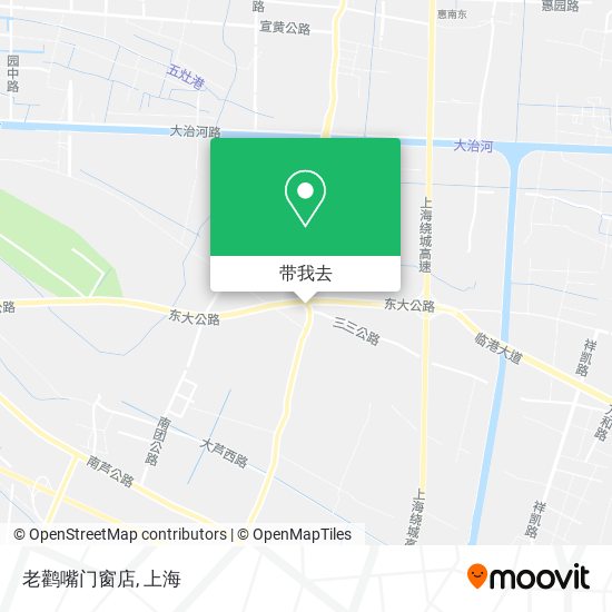 老鹳嘴门窗店地图