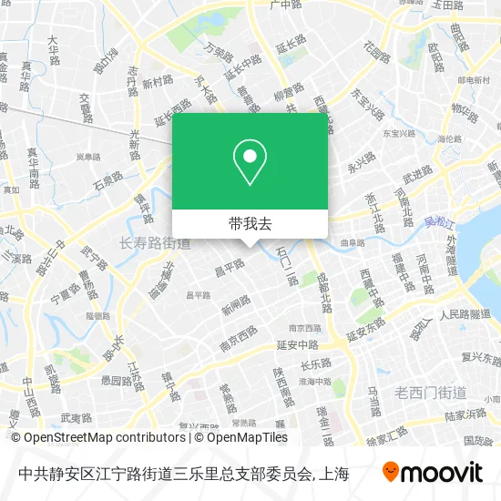 中共静安区江宁路街道三乐里总支部委员会地图
