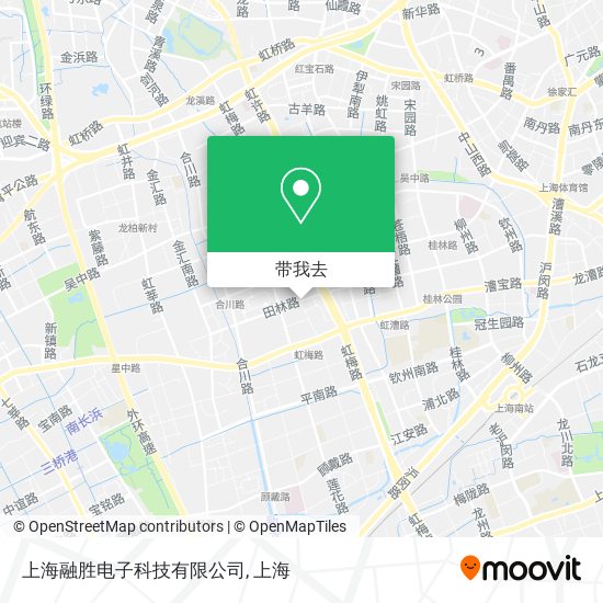 上海融胜电子科技有限公司地图