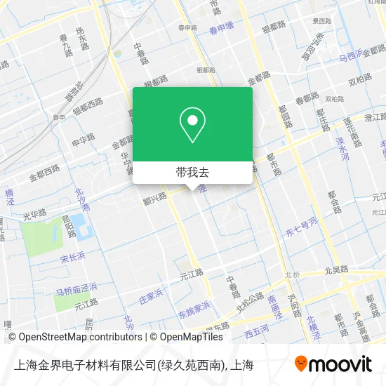 上海金界电子材料有限公司(绿久苑西南)地图