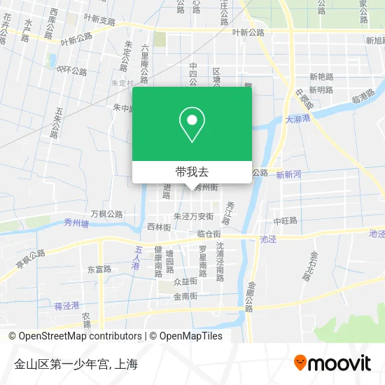 金山区第一少年宫地图