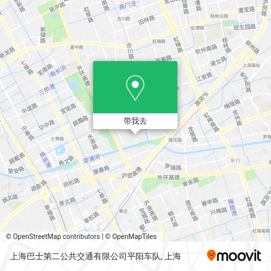 上海巴士第二公共交通有限公司平阳车队地图