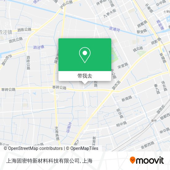 上海固密特新材料科技有限公司地图
