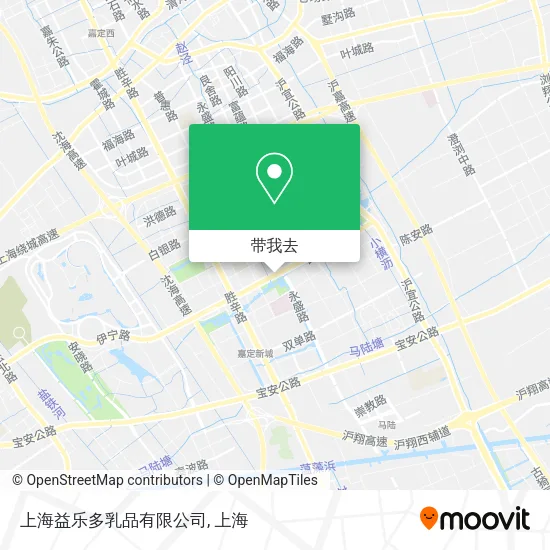 上海益乐多乳品有限公司地图