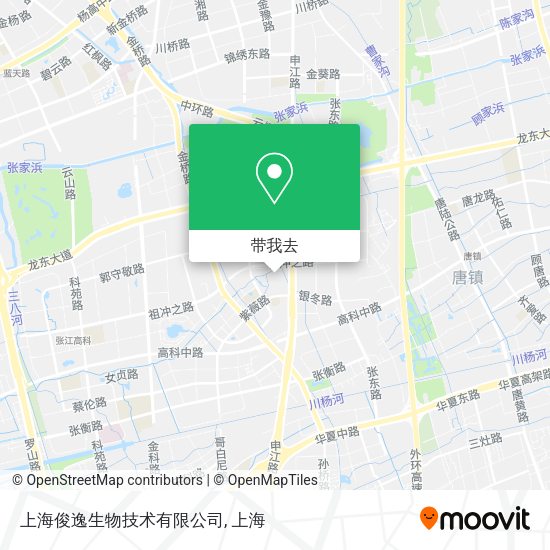 上海俊逸生物技术有限公司地图