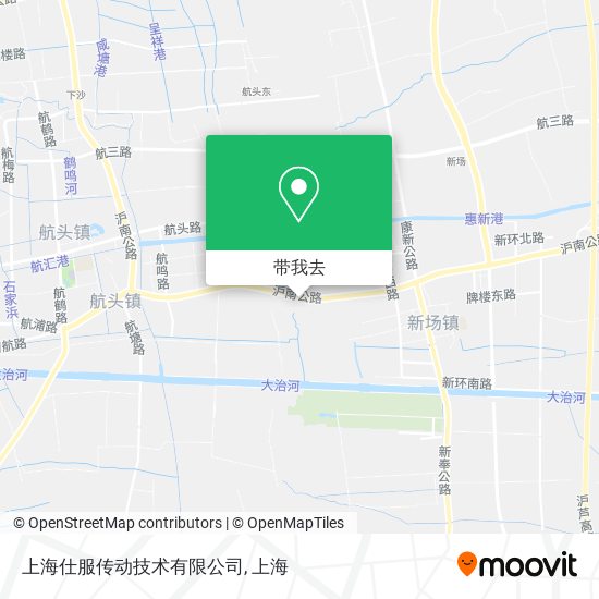上海仕服传动技术有限公司地图