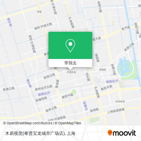 木易视觉(奉贤宝龙城市广场店)地图