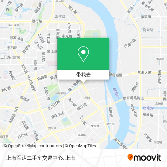 上海军达二手车交易中心地图