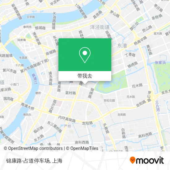 锦康路-占道停车场地图