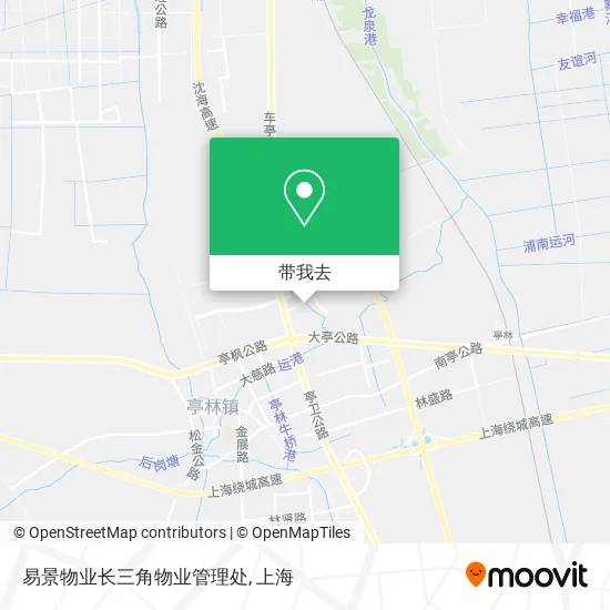 易景物业长三角物业管理处地图