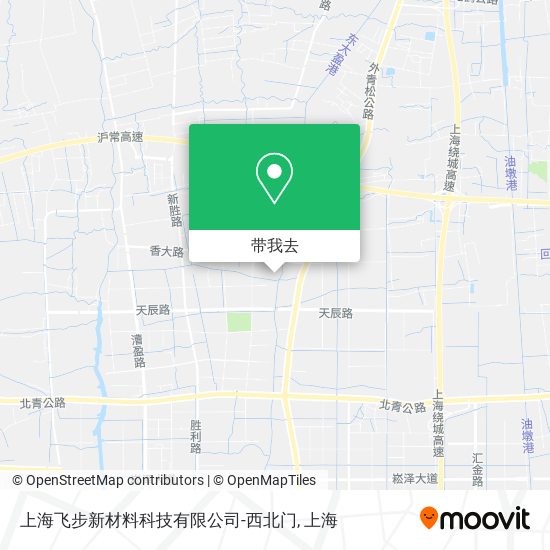 上海飞步新材料科技有限公司-西北门地图